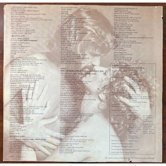 Barbra Streisand Kris Kristofferson A Star Is Born (1976) Columbia JS 34403 - Picture 5 of 9